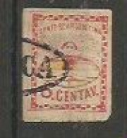 Confederacion 5c Rojo Claro - Used Stamps