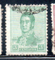 ARGENTINA 1922 1923 JOSE DE SAN MARTIN 3c USED USADO OBLITERE' - Used Stamps