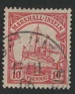 1901 SMS Hohenzollern  Michel DR-MARS 15 Stamp Number MH 15 Yvert Et Tellier MH 15 Stanley Gibbons MH G13 Used - Isole Marshall