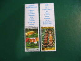 P0LYNESIE YVERT POSTE ORDINAIRE N° 295/296 TIMBRES NEUFS ** LUXE - MNH - SERIE COMPLETE - COTE 5,10 EUROS - Neufs