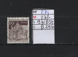 P. FIXE Obl  271 YT 272 MIC 9NB37  SCO B246 GIB  Château De Dresde 1967-1969 *Berlin* 75/02 - Oblitérés