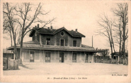 Pont-D'Ain La Gare Station Ain 01160 N°10 Cpa Non Ecrite Au Dos En TB.Etat - Non Classés