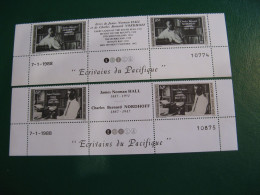 P0LYNESIE YVERT PO ORDINAIRE N° 297A/298A CD TIMBRES NEUFS ** LUXE -MNH- SERIE COMPLETE- COTE 11,20 EUROS - Unused Stamps
