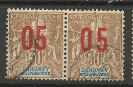 DAHOMEY N° 38Aa Tenant à Normal OBL / Used - Usados