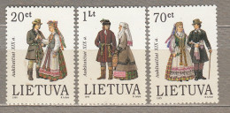 LITHUANIA 1995 National Costumes MNH(**) Mi 581-583 # Lt714 - Lithuania