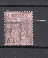 1867   N° 43       OBLITERE  COTE 100.00           CATALOGUE SBK - Used Stamps