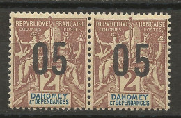 DAHOMEY N° 33A Tenant à Normal NEUF*  TRACE DE CHARNIERE  / Hinge  / MH - Unused Stamps