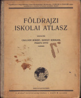 Földrajzi Iskolai Atlasz 1926 Nagyszeben Hermannstadt 630SP - Old Books