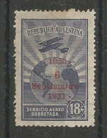 Graf Zeppelin 18c Violeta Gris - Posta Aerea