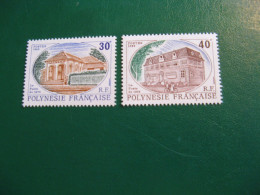 P0LYNESIE YVERT PO ORDINAIRE N° 322/323 TIMBRES NEUFS ** LUXE - MNH - SERIE COMPLETE- COTE 2,35 EUROS - Unused Stamps