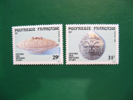 P0LYNESIE YVERT PO ORDINAIRE N° 324/325 TIMBRES NEUFS ** LUXE - MNH - SERIE COMPLETE- COTE 2,10 EUROS - Ongebruikt