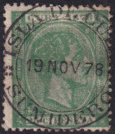 1878-246 CUBA SPAIN 1878 25c ALFONSO XII SUMIDERO DE BATABANO RARE CANCEL.  - Prefilatelia