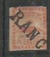 Confederacion 5c Rojo Claro Con Doble Punto Despues Del 5 - Used Stamps