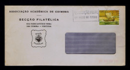 Gc8423 PORTUGAL Slogan Pmk Coimbra 1990 "postal Mechanization To Future" Post Courrier Mail Mailed - Post