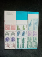 SUEDE . 1972 - 75. Carnets " Trains / Avions / Armes De Guerre . - Unused Stamps