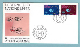 FDC Nations Unies 1980 - Décennie Des Nations-Unies Pour La Femme YT 89 Et 90 - Genève - Andere & Zonder Classificatie