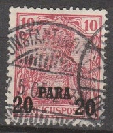 Türkei  .    Michel   .   13 - II   .    O      .    Gestempelt - Deutsche Post In Der Türkei