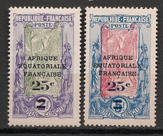 CONGO - 1924 - N°YT. 89 à 90 - Série Complète - Neuf Luxe ** / MNH / Postfrisch - Unused Stamps