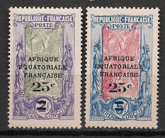 CONGO - 1924 - N°YT. 89 à 90 - Série Complète - Neuf Luxe ** / MNH / Postfrisch - Ungebraucht