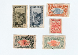 10 Timbres La Réunion - Other & Unclassified