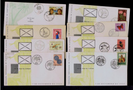 #88554  PORTUGAL (Colonial States 8x) Stamps's Day 1960 Flowers Fruits Plants Faune Animals - Journée Du Timbre