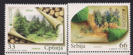 2011 Serbien  Serbie  Mi. 405-6 **MNH  Europa  Der Wald - 2011