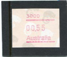 AUSTRALIA - 1988  55c  FRAMA  POSSUM  POSTCODE  3000 (MELBOURNE)  MINT NH - Viñetas De Franqueo [ATM]