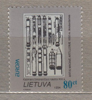 LITHUANIA 1994 Europa CEPT Rockets MNH(**) Mi 555 # Lt716 - Lithuania