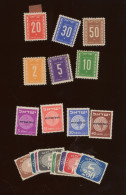 Taxes Et Service *. Tous Charnière All Hinged.  Séries Complètes - Unused Stamps (without Tabs)