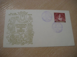 TORRES VEDRAS 1954 Expo Filatelica Vino Wine Enology Cancel Cover PORTUGAL - Covers & Documents