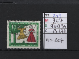 P. FIXE Obl  243 YT 267 MIC 9NB334 SCO B278 GIB Scènes De Cendrillon Des Frères Grimm *Berlin* 75/02 - Gebruikt