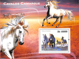 Sao Tome/Principe 2010 Horses S/s, Mint NH, Nature - Horses - São Tomé Und Príncipe