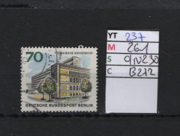 P. FIXE Obl  237 YT 261 MIC 9N230 SCO B272 Université Technique Nouveau Berlin 1965-66 *Berlin* 75/02 - Gebruikt