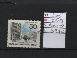 P. FIXE Obl  235 YT 259 MIC 9N228 SCO B270 GIB Place Ernest Reuter Nouveau Berlin 1965-66 *Berlin* 75/02 - Gebruikt