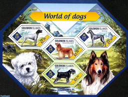 Solomon Islands 2014 Dogs, Mint NH, Nature - Dogs - Salomon (Iles 1978-...)