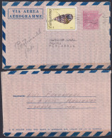 1957-EP-93 CUBA REPUBLICA 1957 ROCKET AEROGRAMME POSTAL STATIONERY TO FINLAND 1966.  - Luchtpost