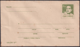 1972-EP-73 CUBA 1972 3c JOSE A. ECHEVARRIA POSTAL STATIONERY COVER UNUSED.  - Other & Unclassified