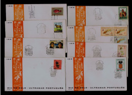 #88555  PORTUGAL (Colonial States 8x) Stamps's Day 1958 Architecture èglises Churches - Journée Du Timbre