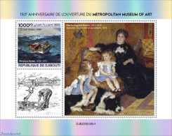 Djibouti 2022 150th Anniversary Of The Opening Of Metropolitan Museum Of Art, Mint NH, Art - Museums - Museums