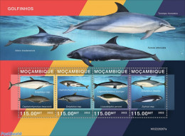 Mozambique 2022 Dolphins, Mint NH, Nature - Sea Mammals - Mozambique