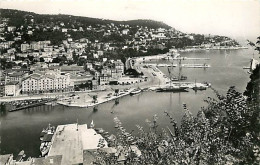 06 - Nice - Entrée Du Port Et Le Mont Boron - CPSM Format CPA - Oblitération Ronde De 1955 - Voir Scans Recto-Verso - Transport (sea) - Harbour