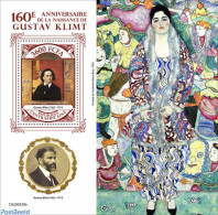 Central Africa 2022 160th Anniversary Of Gustav Klimt, Mint NH, Art - Gustav Klimt - Paintings - Central African Republic