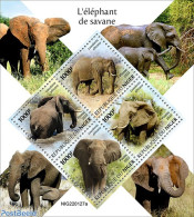 Niger 2022 Elephants, Mint NH, Nature - Elephants - Niger (1960-...)
