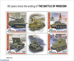 Liberia 2022 80th Anniversary Of The End Of The Battle Of Moscow, Mint NH, History - Transport - World War II - Seconda Guerra Mondiale