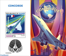 Guinea, Republic 2022 Concorde, Mint NH, Transport - Concorde - Aircraft & Aviation - Concorde