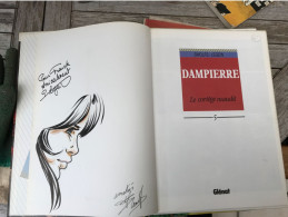 Dampierre 5 Le Cortège Maudit EO DEDICACE BE Glénat 09/1995 Swolfs Legein (BI2) - Autographs