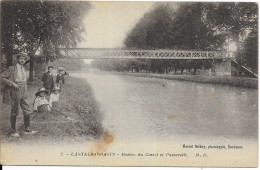 [82] Tarn Et Garonne Castelsarrasin Bassin Du Canal Et Passerelle Animation - Castelsarrasin