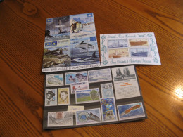 TAAF ANNEE COMPLETE 2001 NEUVE** LUXE SANS CARNET VOYAGE - MNH - FACIALE 25,01 EUROS - Unused Stamps