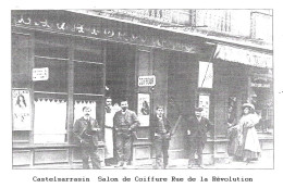 [82] Tarn Et Garonne Castelsarrasin Salon De Coiffure Rue De La Révolution Reproduction Photo - Castelsarrasin