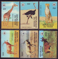 NIGER - WWF GIRAFFE LEOPARD ANTELOPE - **MNH - 1978 - Ungebraucht